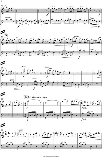 Gioco per due für Violine und Violoncello (2015) Gioco per due für Violine und Violoncello (2015)
