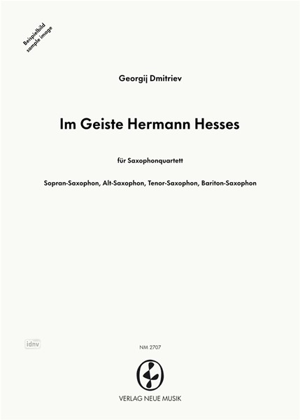 Im Geiste Hermann Hesses für Saxophonquartett