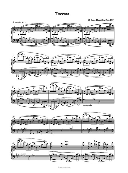 Toccata op. 135 für Klavier solo (2017) Toccata op. 135 für Klavier solo (2017)