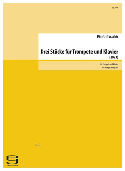 Drei Stücke für Trompete und Klavier (2023)