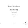 Salmodia für Oboe (2014)