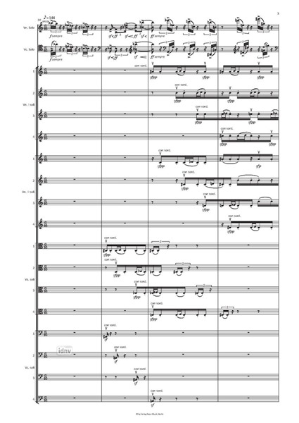 Fantasia concertante für Violine, Violoncello und Orchester Fantasia concertante für Violine, Violoncello und Orchester