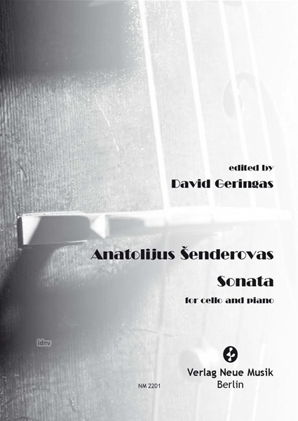 Sonata für Cello und Klavier (1977) Sonata für Cello und Klavier (1977)