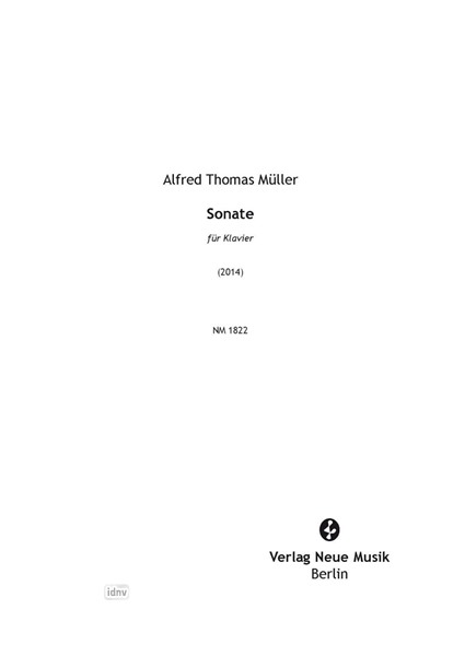 Sonate für Klavier (2014) Sonate für Klavier (2014)