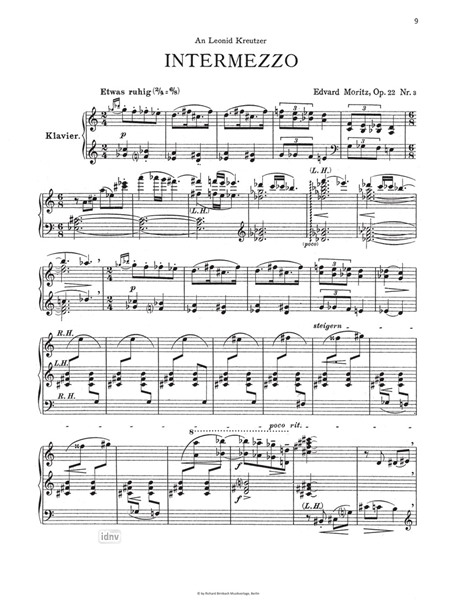 Vier Kompositionen op. 22 für Klavier Vier Kompositionen op. 22 für Klavier