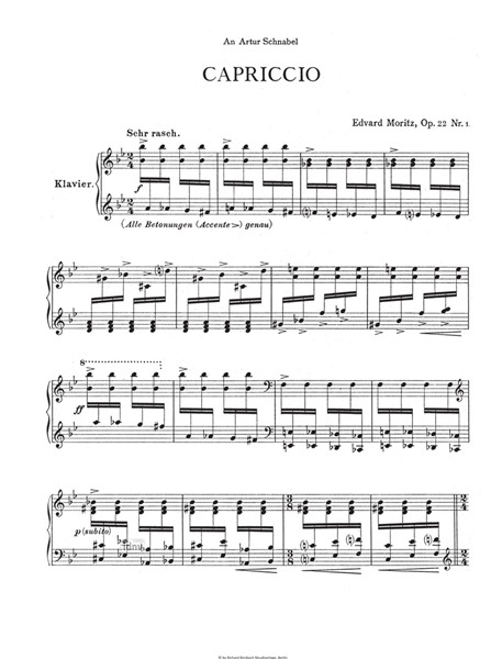 Vier Kompositionen op. 22 für Klavier Vier Kompositionen op. 22 für Klavier