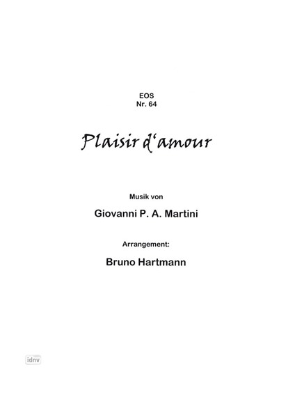 Plaisir d´Amour für Salonorchester