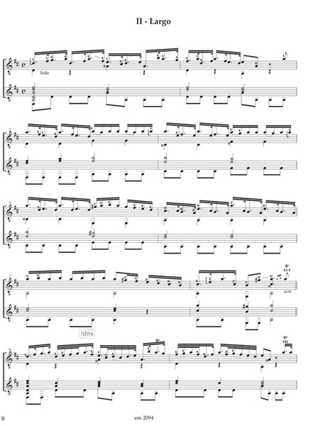 Concerto en Ré für zwei Gitarren RV 93 Concerto en Ré für zwei Gitarren RV 93