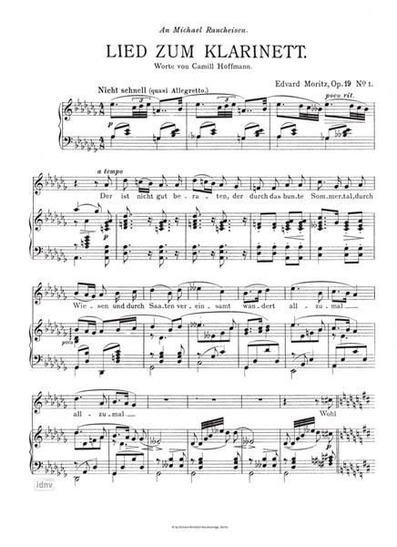 Drei heitere Lieder op. 19 für Gesang mit Klavierbegleitung Drei heitere Lieder op. 19 für Gesang mit Klavierbegleitung