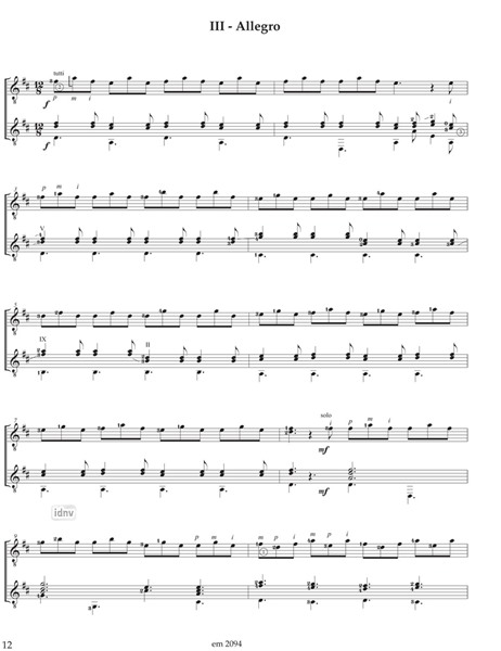 Concerto en Ré für zwei Gitarren RV 93 Concerto en Ré für zwei Gitarren RV 93
