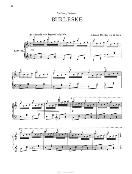 Vier Kompositionen op. 22 für Klavier Vier Kompositionen op. 22 für Klavier