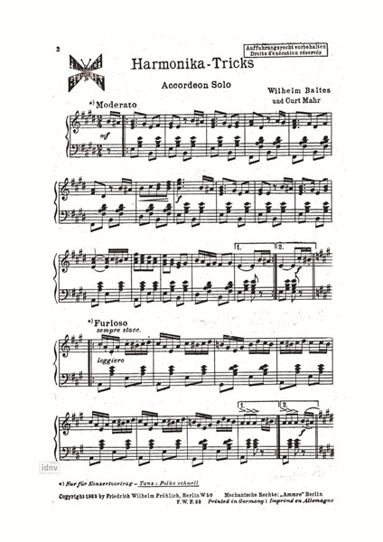 Harmonika Tricks für Akkordeon Harmonika Tricks für Akkordeon