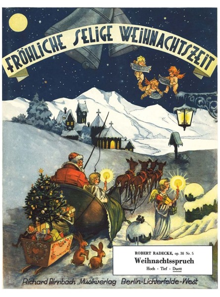 Weihnachtsspruch op. 38 Nr. 5 für 2 Singstimmen und Klavier Weihnachtsspruch op. 38 Nr. 5 für 2 Singstimmen und Klavier