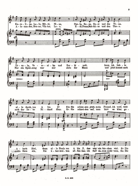Malwine ach Malwine für Gesang und Klavier Malwine ach Malwine für Gesang und Klavier