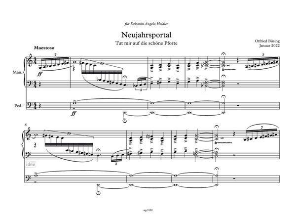 Neujahrsportal für Orgel (2023) Neujahrsportal für Orgel (2023)