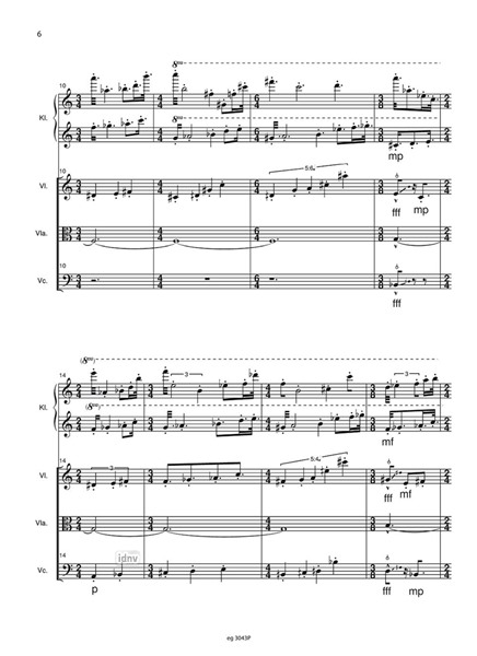 Quartett für Violine, Viola, Violoncello und Klavier (2022/23) Quartett für Violine, Viola, Violoncello und Klavier (2022/23)
