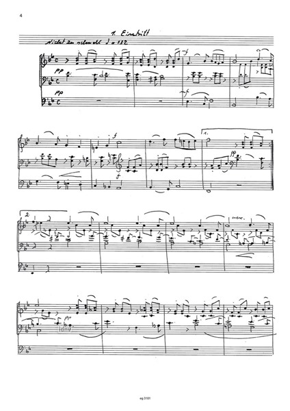 Waldszenen op. 82 für Orgel übertragen (1981) Waldszenen op. 82 für Orgel übertragen (1981)