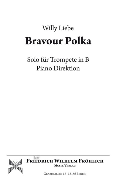 Bravour Polka für Trompete und Klavier