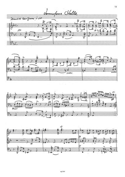 Waldszenen op. 82 für Orgel übertragen (1981) Waldszenen op. 82 für Orgel übertragen (1981)