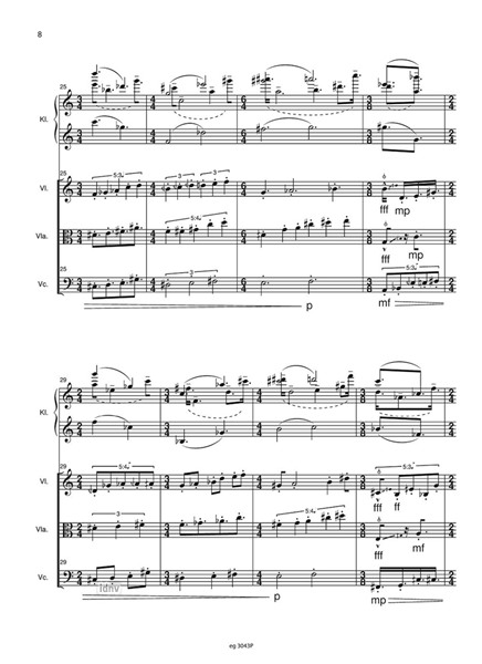 Quartett für Violine, Viola, Violoncello und Klavier (2022/23) Quartett für Violine, Viola, Violoncello und Klavier (2022/23)