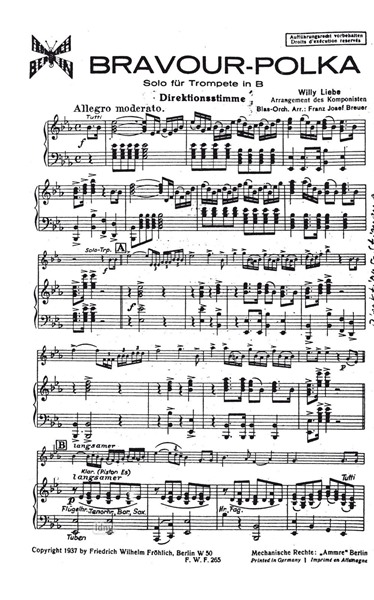 Bravour Polka für Blasorchester Bravour Polka für Blasorchester