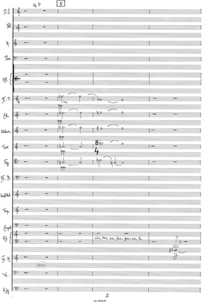 Salutatio abeuntis für Sopran, Tenor, Bariton und vier Instrumentalgruppen (2012) Salutatio abeuntis für Sopran, Tenor, Bariton und vier Instrumentalgruppen (2012)