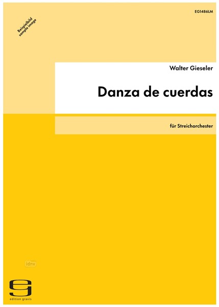 Danza de cuerdas für Streichorchester (1980) Danza de cuerdas für Streichorchester (1980)