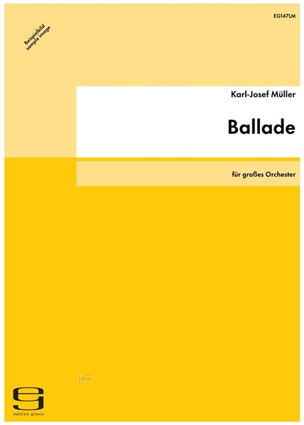 Ballade für großes Orchester (1986) Ballade für großes Orchester (1986)