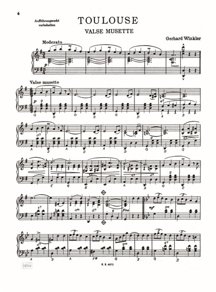 Konzert- und Unterhaltungsmusik für Alleinunterhalter. Heft 7 für Klavier Konzert- und Unterhaltungsmusik für Alleinunterhalter. Heft 7 für Klavier