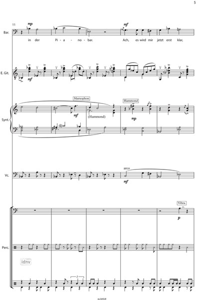 Früher für Bariton und vier Instrumente (2019) Früher für Bariton und vier Instrumente (2019)