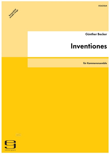 Inventiones für Kammerensemble (1959/60) Inventiones für Kammerensemble (1959/60)