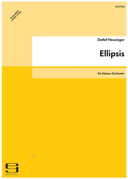 Ellipsis für kleines Orchester (1988) Ellipsis für kleines Orchester (1988)