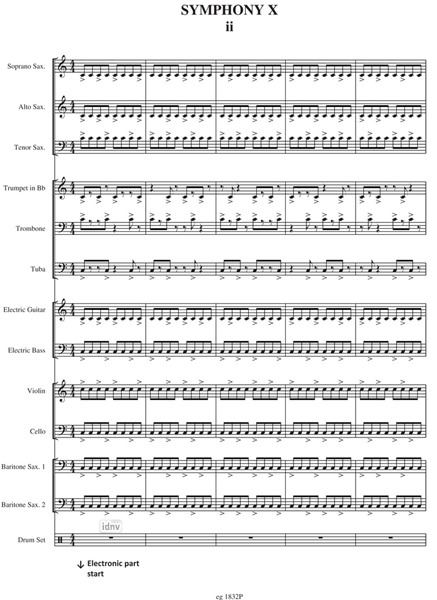 Symphony X für Redux Orchester/für Orchester (2007) Symphony X für Redux Orchester/für Orchester (2007)