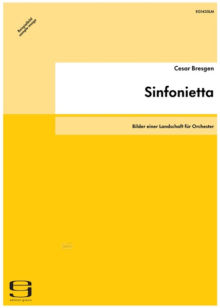 Sinfonietta für Orchester (1982) Sinfonietta für Orchester (1982)