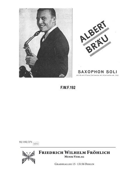 Aquarell für Altsaxophon und Klavier