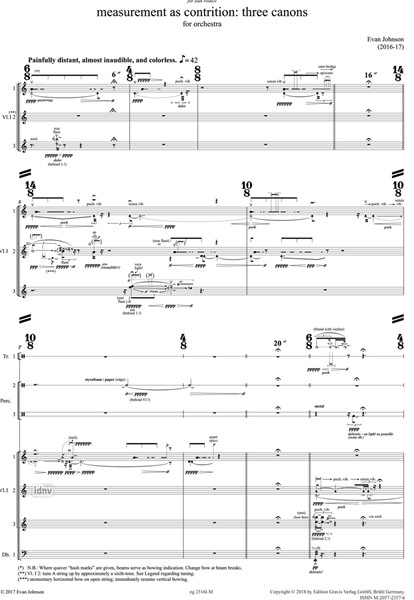 measurement as contrition: three canons für Orchester (2016) measurement as contrition: three canons für Orchester (2016)