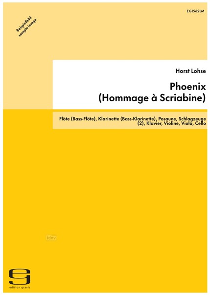 Phoenix (Hommage à Scriabine) für Kammerensemble (1983) Phoenix (Hommage à Scriabine) für Kammerensemble (1983)