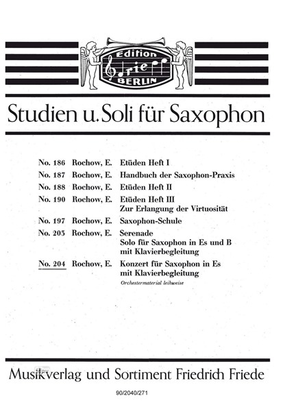 Konzert für Saxophon in Es Konzert für Saxophon in Es