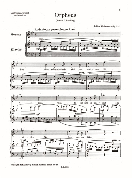 Verklärte Liebe Op. 112 für hohe Singstimme und Klavier Verklärte Liebe Op. 112 für hohe Singstimme und Klavier