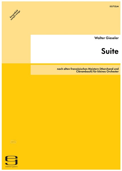 Suite für kleines Orchester (1969) Suite für kleines Orchester (1969)