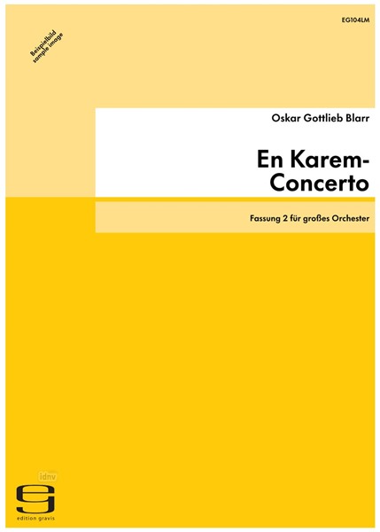 En Karem-Concerto für großes Orchester (1986) En Karem-Concerto für großes Orchester (1986)