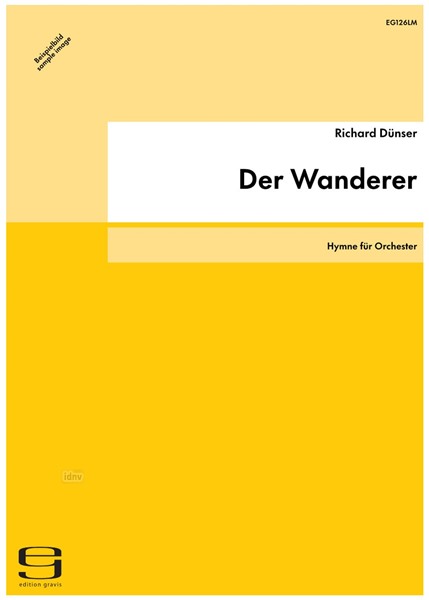 Der Wanderer für Orchester (1986/87) Der Wanderer für Orchester (1986/87)