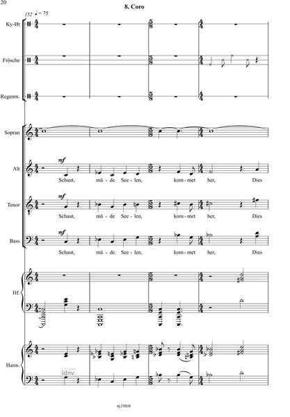 Der Seele Mittelpunkt und Grund. Fantasie über eine Note für Sopran solo, Tenor solo, gemischten 4-stimmigen Chor und Enemble (1997) Der Seele Mittelpunkt und Grund. Fantasie über eine Note für Sopran solo, Tenor solo, gemischten 4-stimmigen Chor und Enemble (1997)