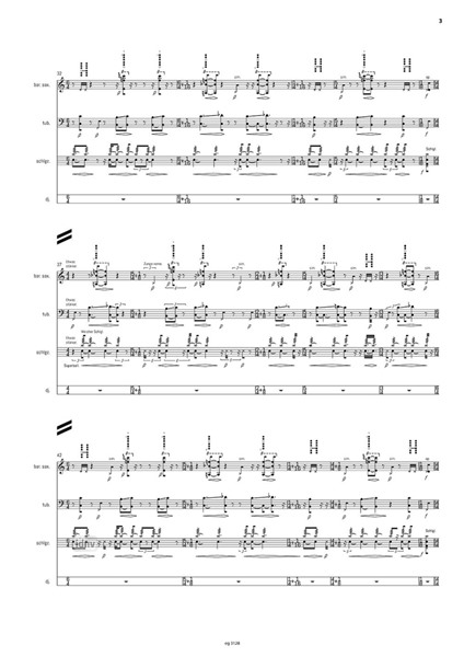 GAP MELOMANIA für Tuba, Drumset, Baritonsaxophon und Zuspielung (2024) GAP MELOMANIA für Tuba, Drumset, Baritonsaxophon und Zuspielung (2024)