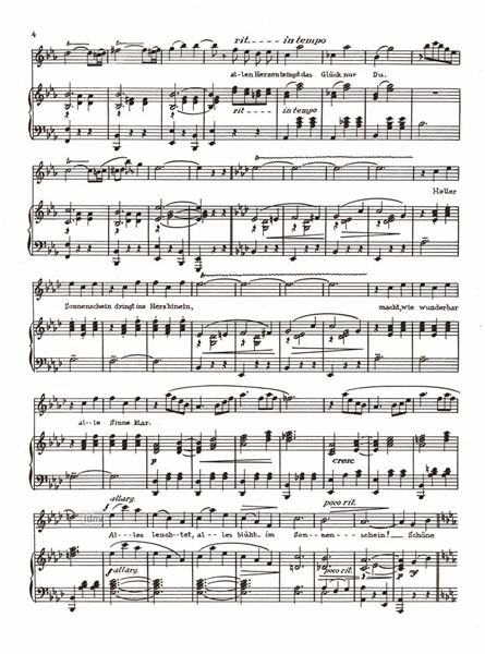 Maienzeit für Gesang und Klavier Maienzeit für Gesang und Klavier