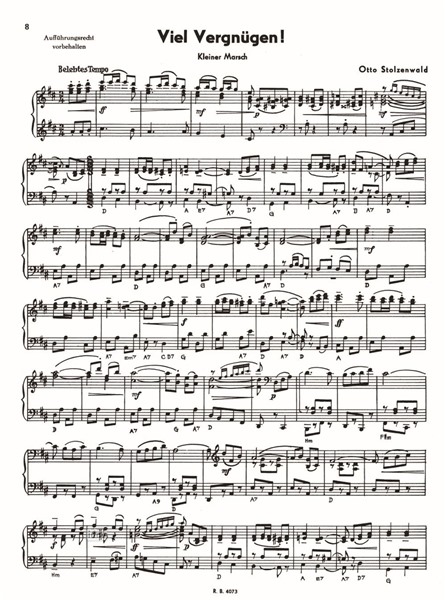 Konzert- und Unterhaltungsmusik für Alleinunterhalter. Heft 7 für Klavier Konzert- und Unterhaltungsmusik für Alleinunterhalter. Heft 7 für Klavier