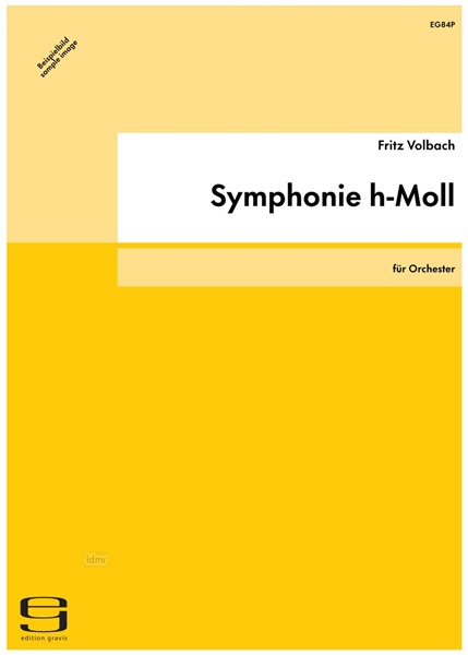 Symphonie h-Moll für Orchester op. 33 Symphonie h-Moll für Orchester op. 33