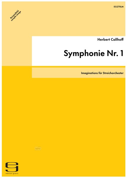 Symphonie Nr. 1 für Streichorchester (1990) Symphonie Nr. 1 für Streichorchester (1990)