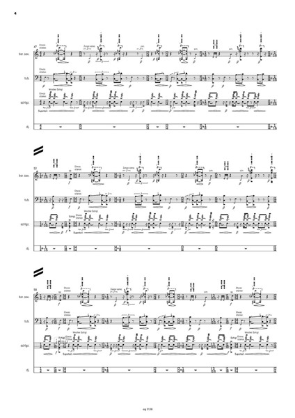 GAP MELOMANIA für Tuba, Drumset, Baritonsaxophon und Zuspielung (2024) GAP MELOMANIA für Tuba, Drumset, Baritonsaxophon und Zuspielung (2024)