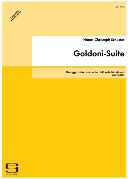 Goldoni-Suite für kleines Orchester (1982) Goldoni-Suite für kleines Orchester (1982)